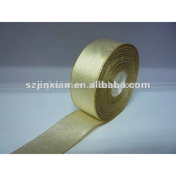 metallic fabric ribbon